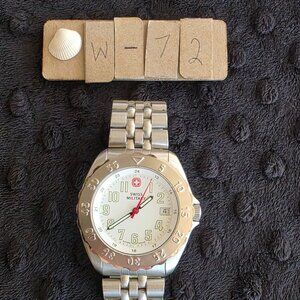 Item #W72 Swiss Military Stainless Men's Watch 40 mm 0951426